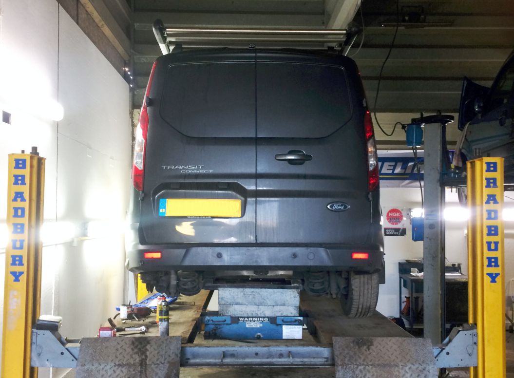 Van repairs at Airdrome Cars - Sawbridgeworth